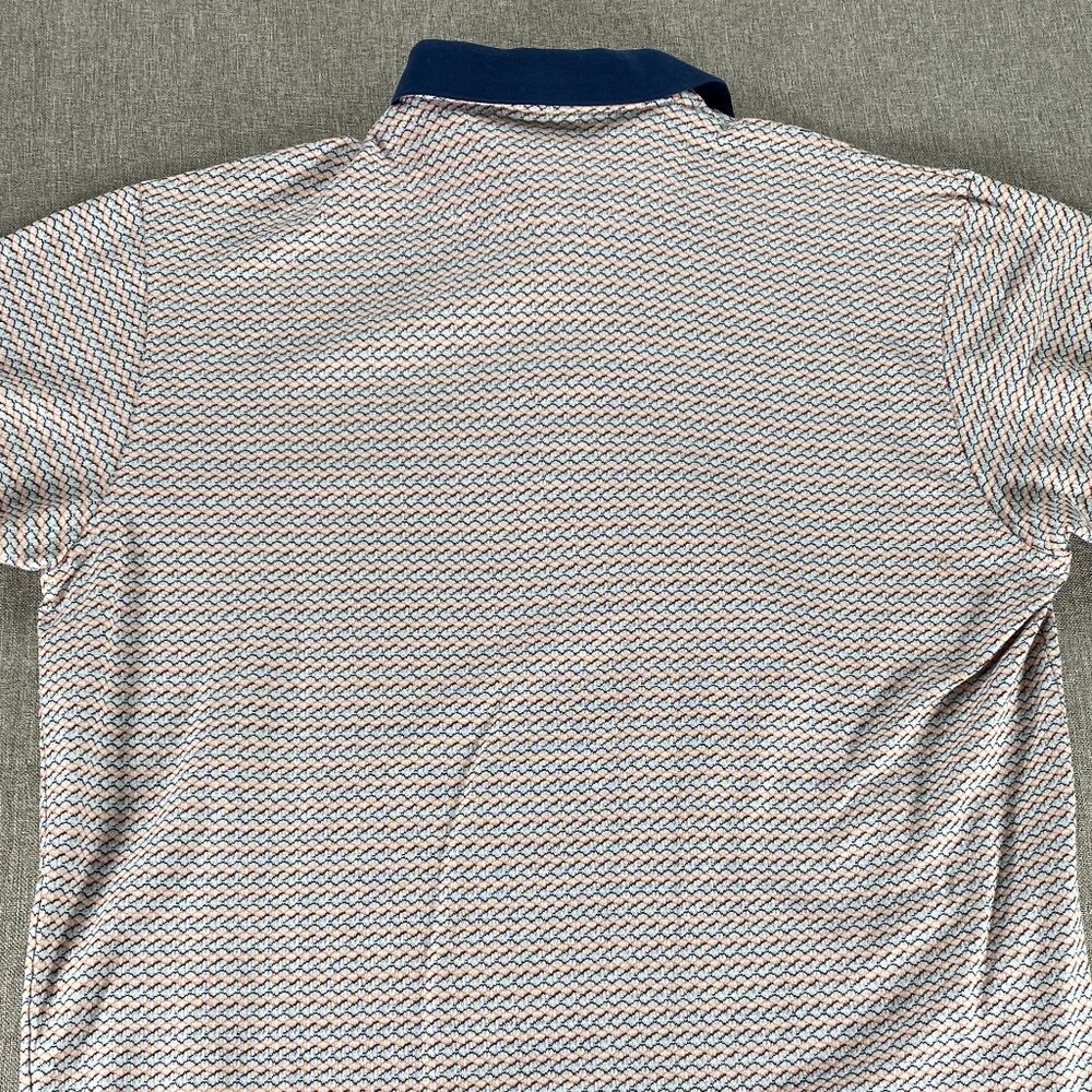 Bryan Nelson Polo Shirt Top Men's Large Multicolor Triple Mercerized Korea - Picture 7 of 9